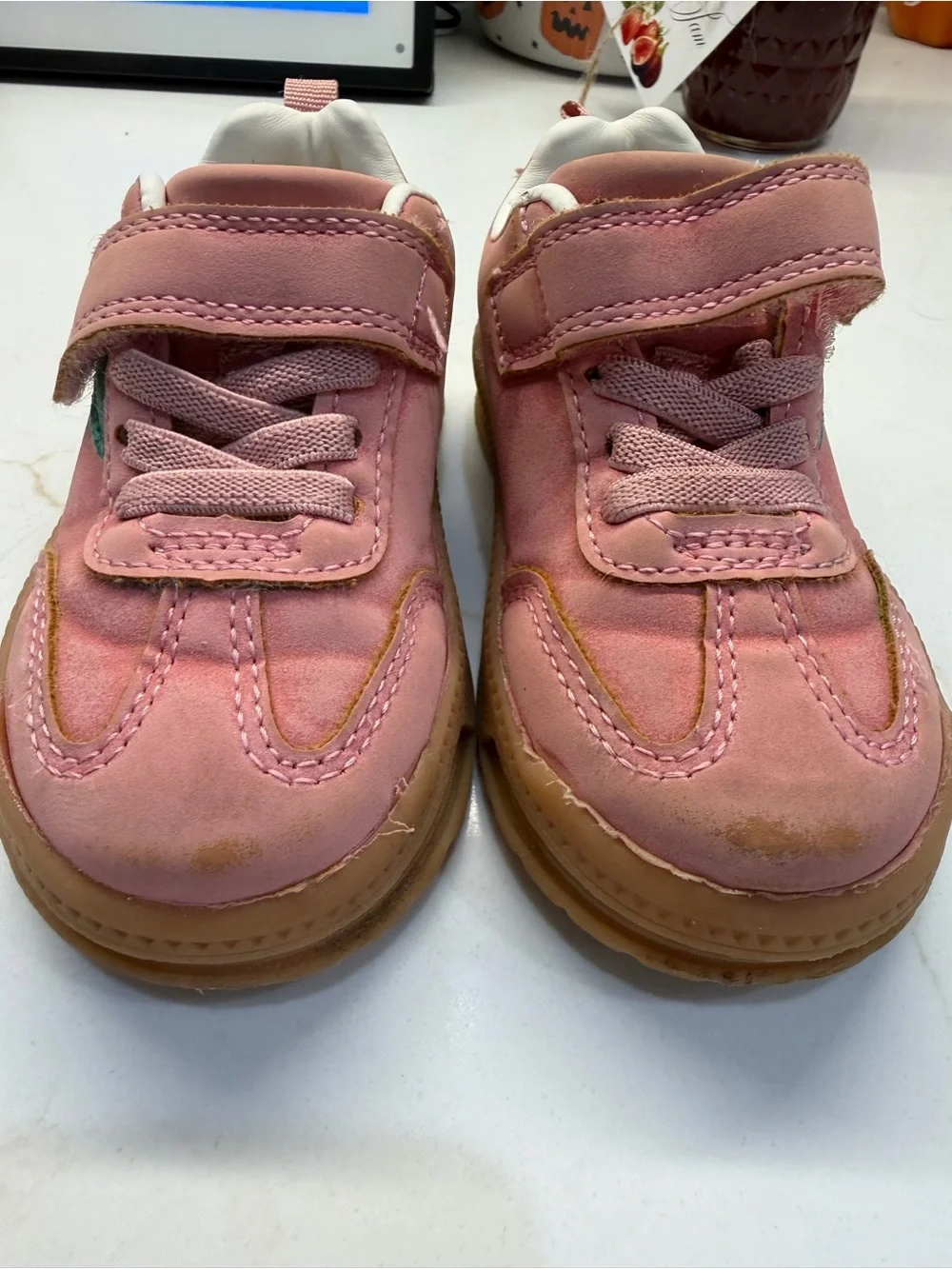 Carter's Pink Toddler Hook-and-Loop Sneakers